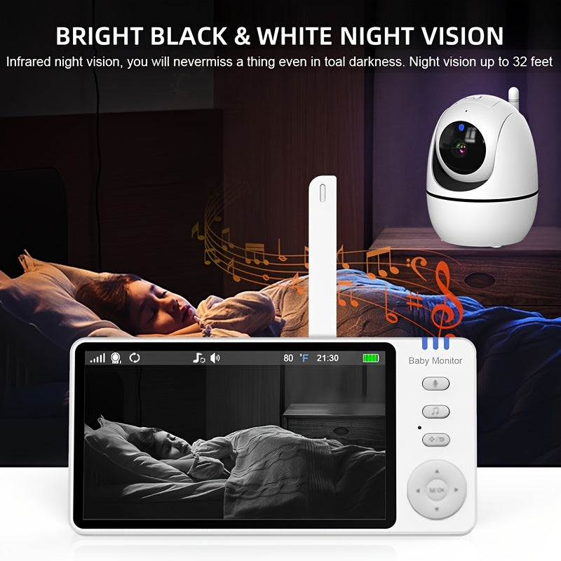 USB-Powered Security Camera with 720p HD Video Night Vision Two-Way Audio Smartphone Compatibility