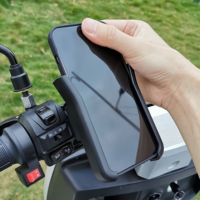 Universal Motorcycle Scooter Bike Mount Battery Navigation Phone Holder