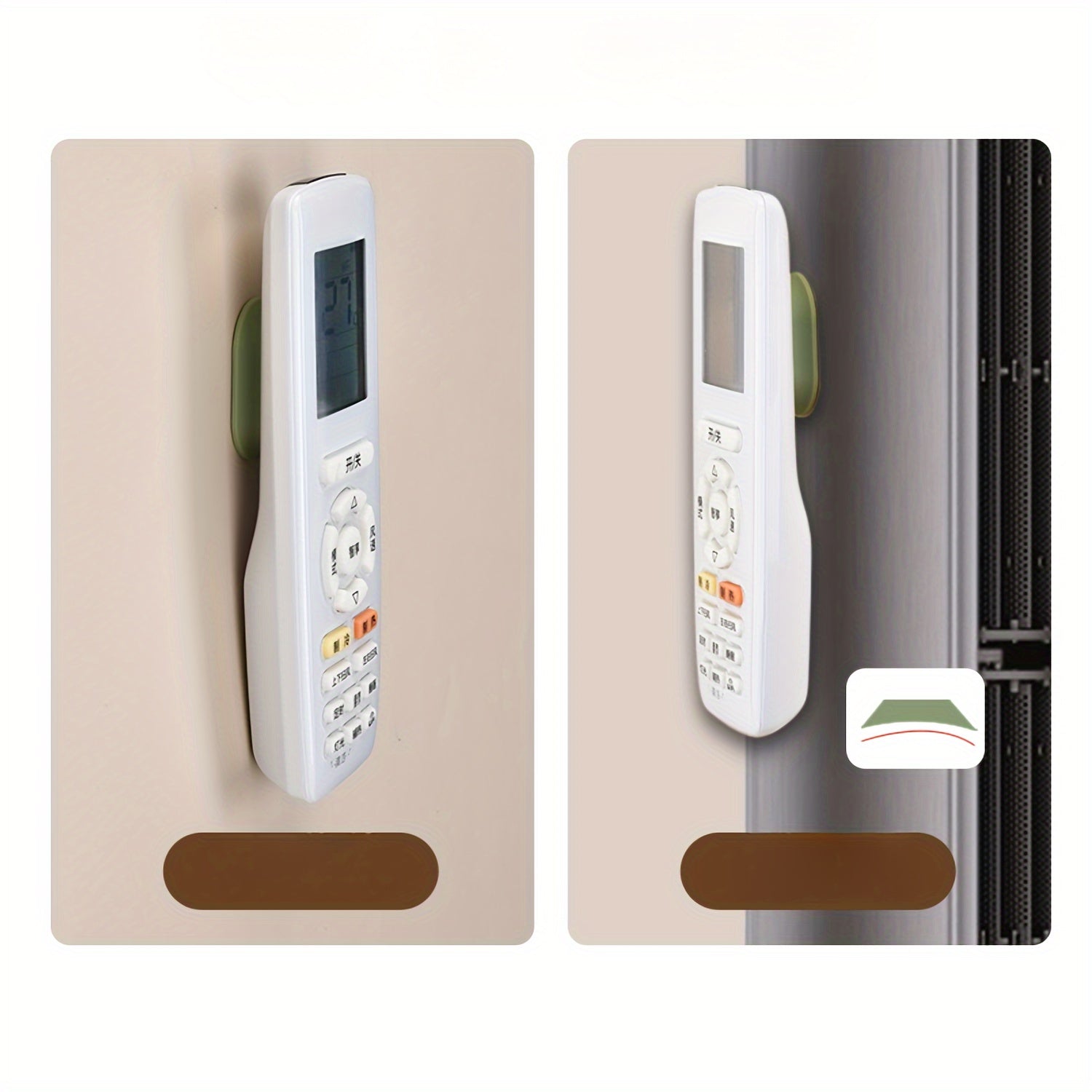 Doira shaklidagi magnit masofadan boshqarish tutqichlari 2, 5 yoki 10 dona to'plarda mavjud. Ushbu oddiy uslubdagi silikon devorga o'rnatiladigan tutqich amaliy bo'lib, qattiq yopishqoq anti-slip xususiyatiga ega, burg'ulash zaruratini bartaraf etadi.