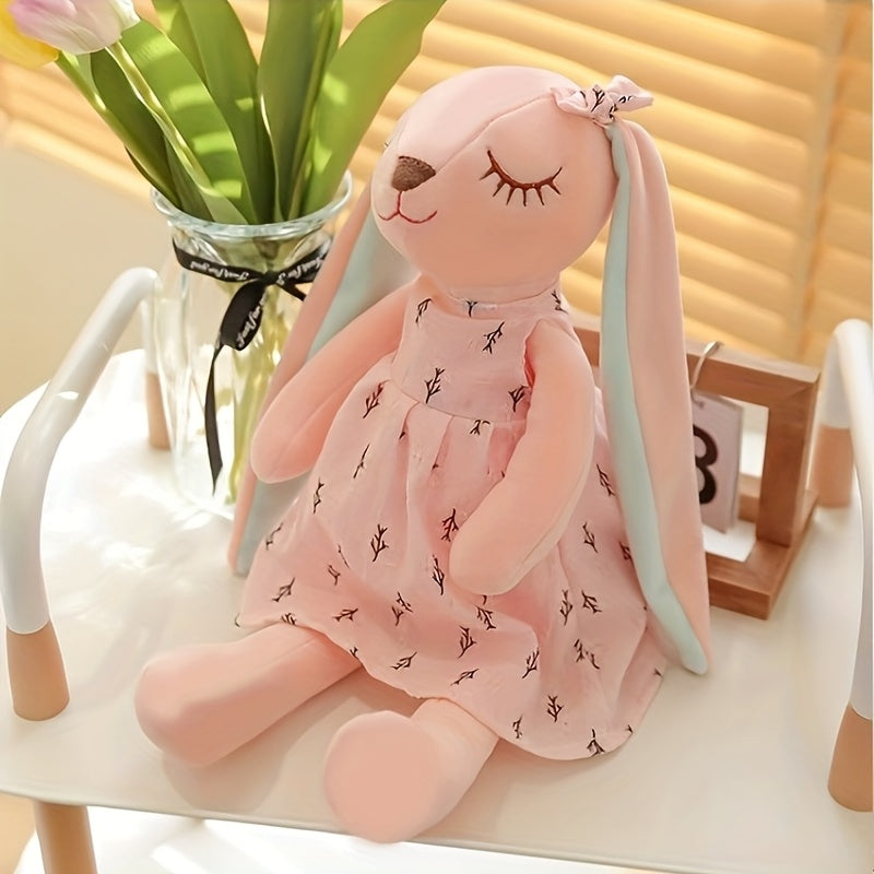 Stuffed Bunny Toy for All Ages Mixed Color Polypropylene Cotton Gift for Kids and Family