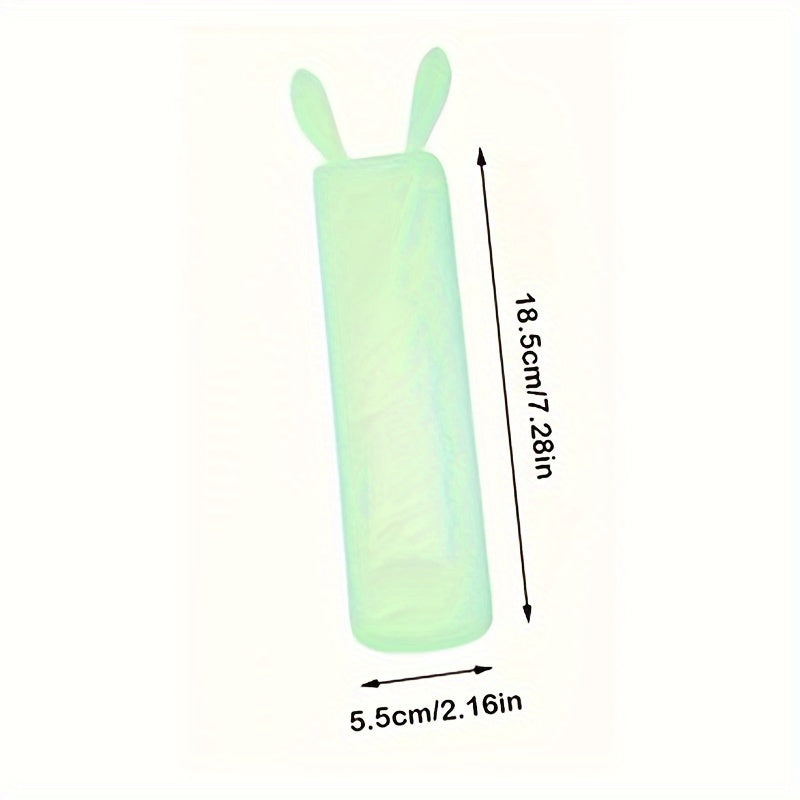 Luminous Silicone Remote Control Cover with Rabbit Ears Dustproof Anti-Fall for TV and Air Conditioner Remotes