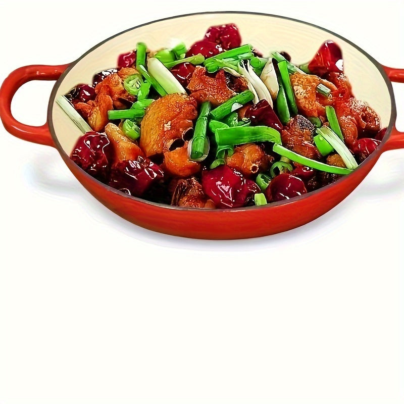 Enamel Cast Iron Dutch Oven 5 Qt Non-Stick Cookware for Stews and Soups