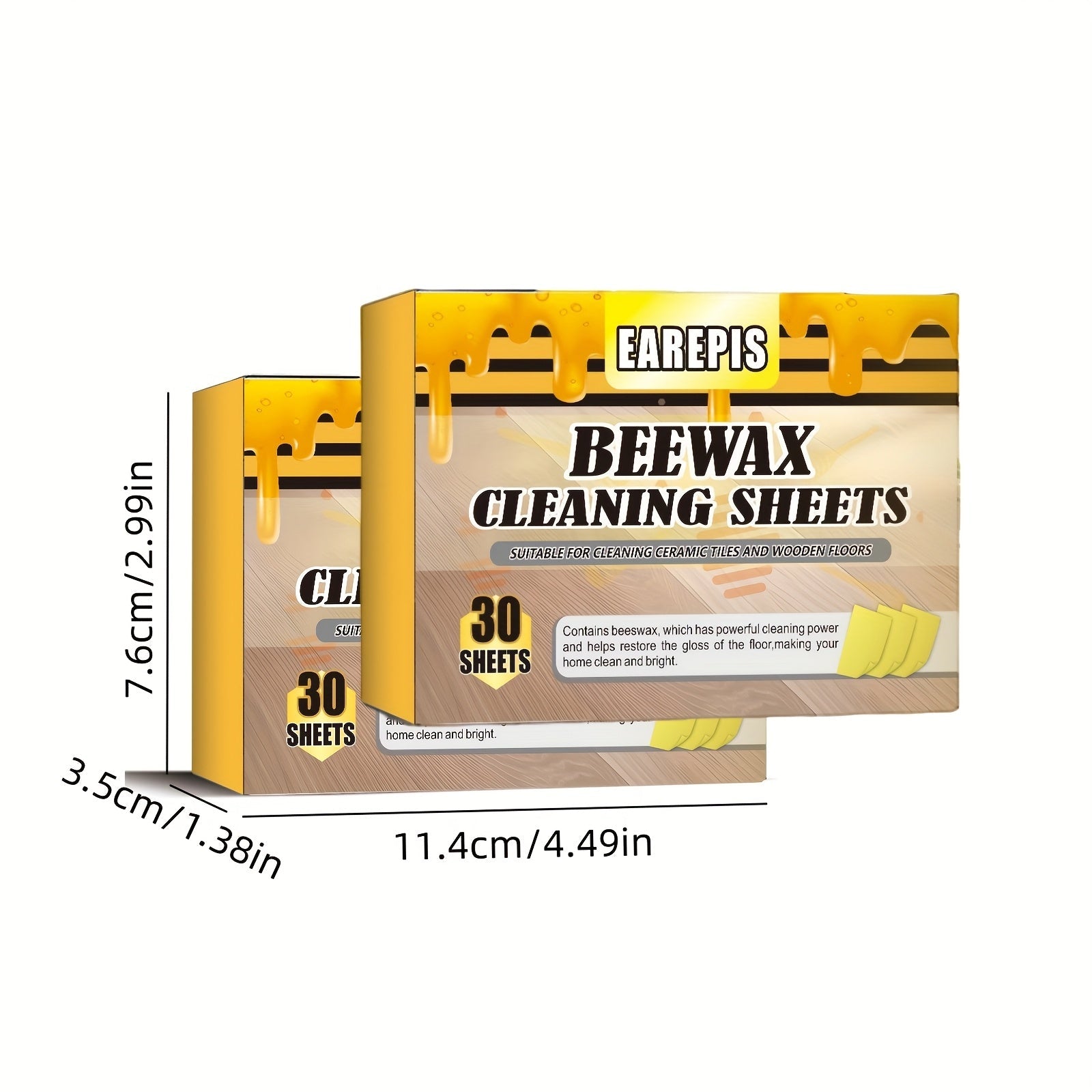 Wood Wax Cleaning Tablets for Polishing and Brightening Solid Wood Floors