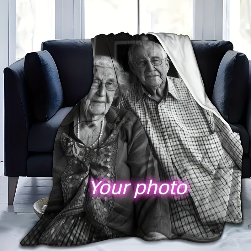 Custom Photo Blanket for Family, Weddings, Birthdays, Halloween, Christmas