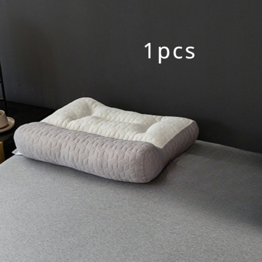  Almohada cervical no plegable con diseño ergonómico de fibra de poliéster para embarazo y posparto