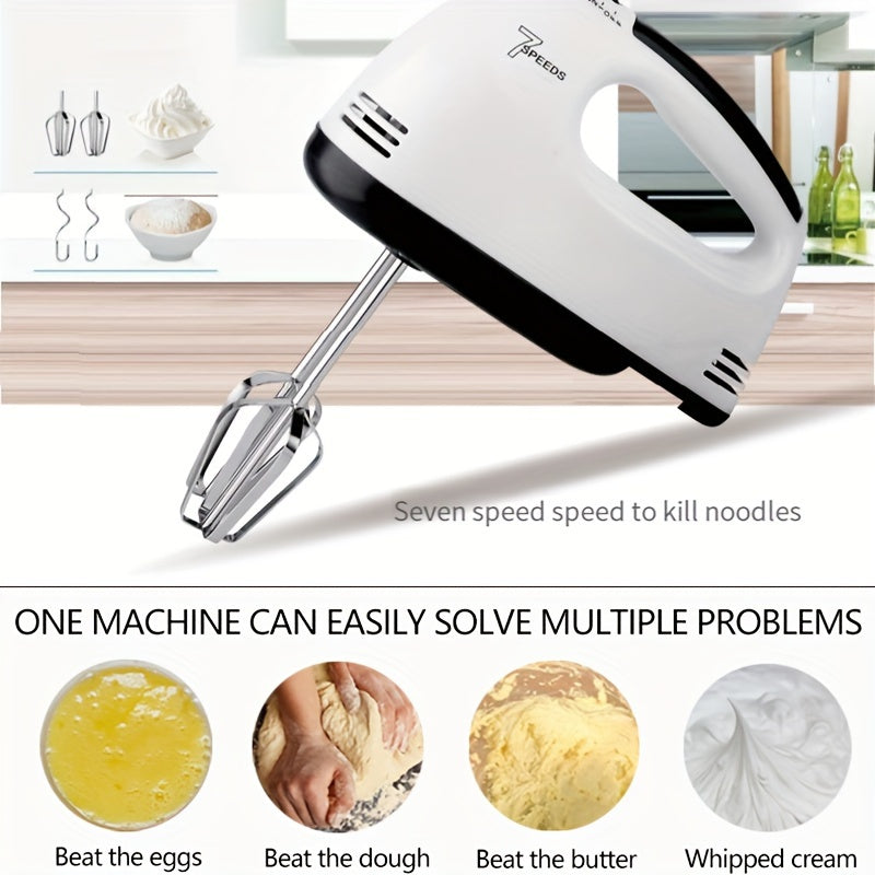 European Standard Plastic Egg Beater 220V AC 1001 RPM