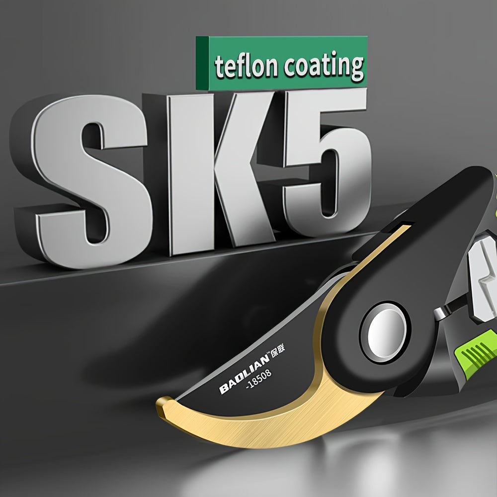 Professional Gardening Pruning Shears High Carbon Steel Ambidextrous Trim Tree Branches