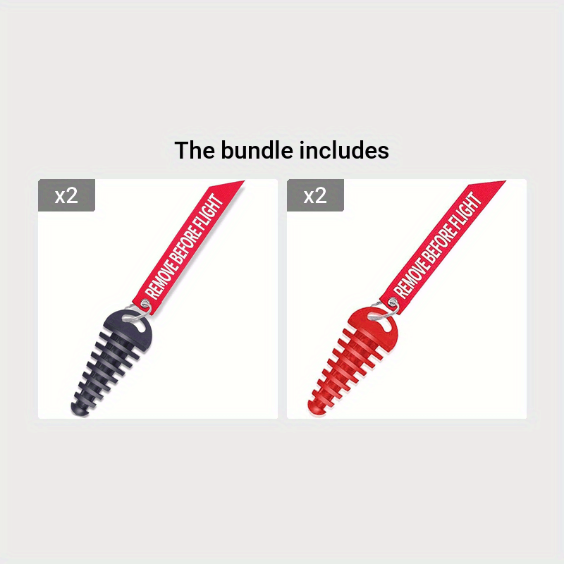 Motorcycle Exhaust Wash Plug Rubber 1.52cm-3.81cm With Keychain Tag