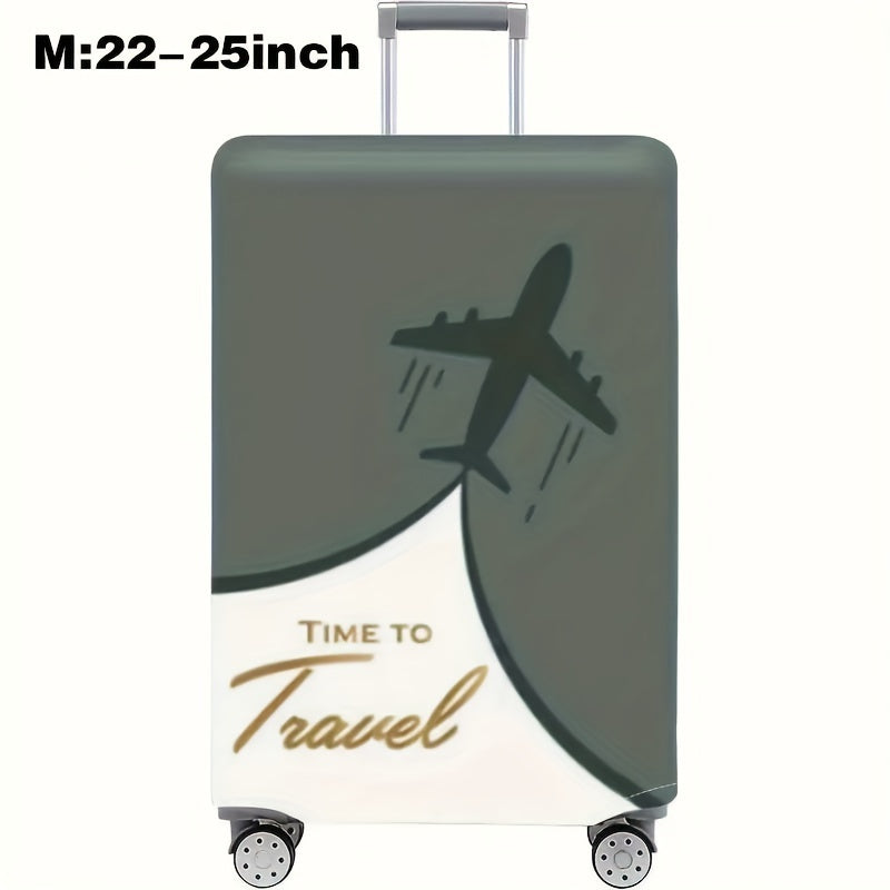Cartoon Patterned Elastic Luggage Cover for Travel Suitcase or Duffle Case