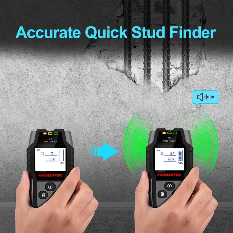 5-in-1 Handheld Wall Detector Metal Wood AC Wire Electronic Measuring Safe Drilling