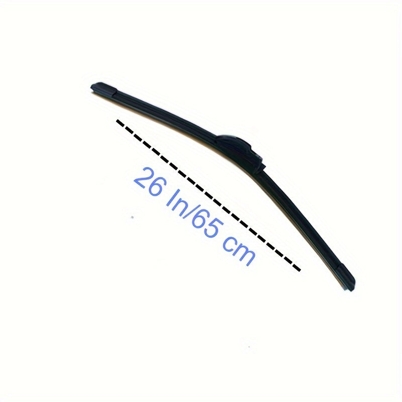 Universal Dual Rubber Wiper Blades All-Season Hook Mount 1-Pack