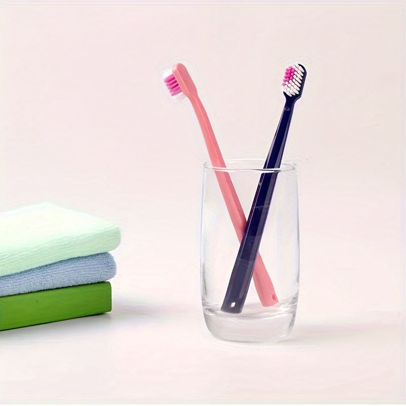 Couple Soft Bristle Toothbrushes Love Shape 2-Pack Family Set