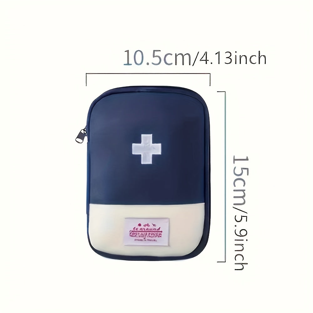 Portable Travel First Aid Kit Box Odorless Compact Medicine Organizer