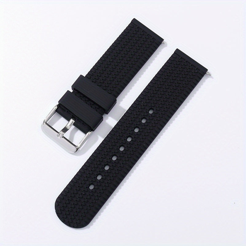 Silicone Watch Strap Soft Sport Rubber Watchband Quick Release 18mm 20mm 22mm 24mm