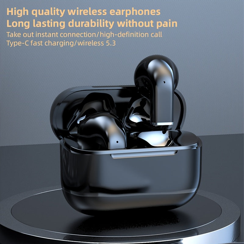 Wireless Earbuds HiFi 9D Stereo Anime Design Touch Control Condenser Mic Lightweight Plastic for Casual Sports Use