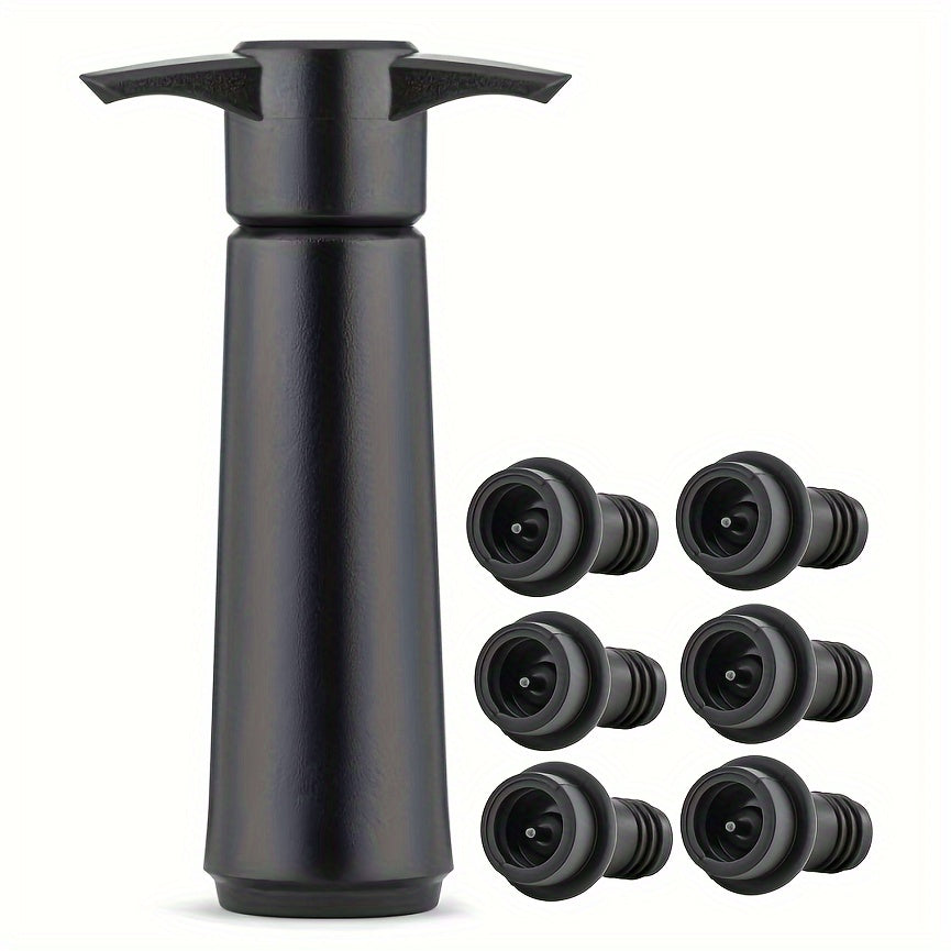 Juego de conservador de vino para mantener el vino fresco sellado al vacío regalo para vacaciones