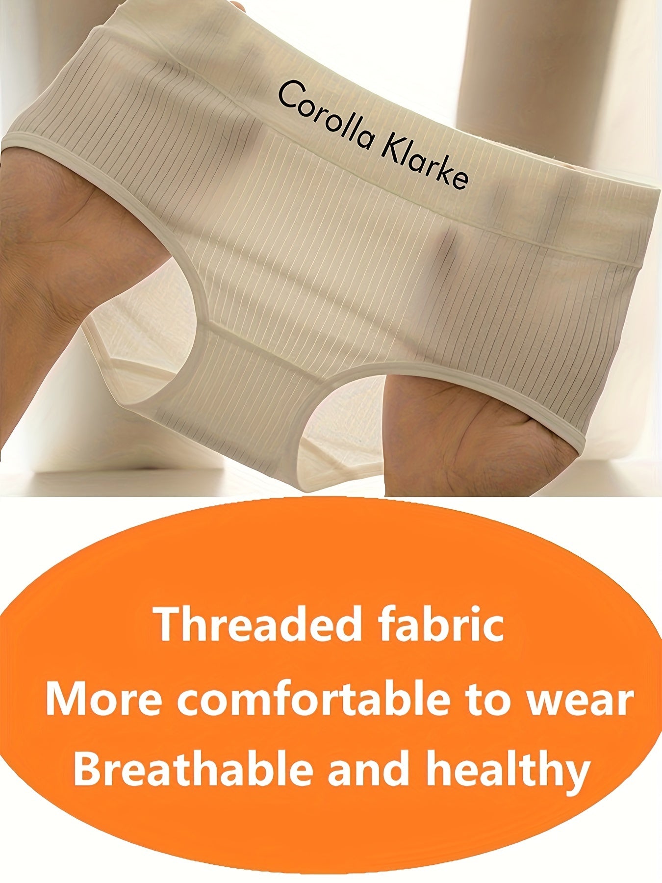 12 Pcs Women's Seamless Alphabet Print Briefs Mid Rise Knit Fabric Lined S-XXL