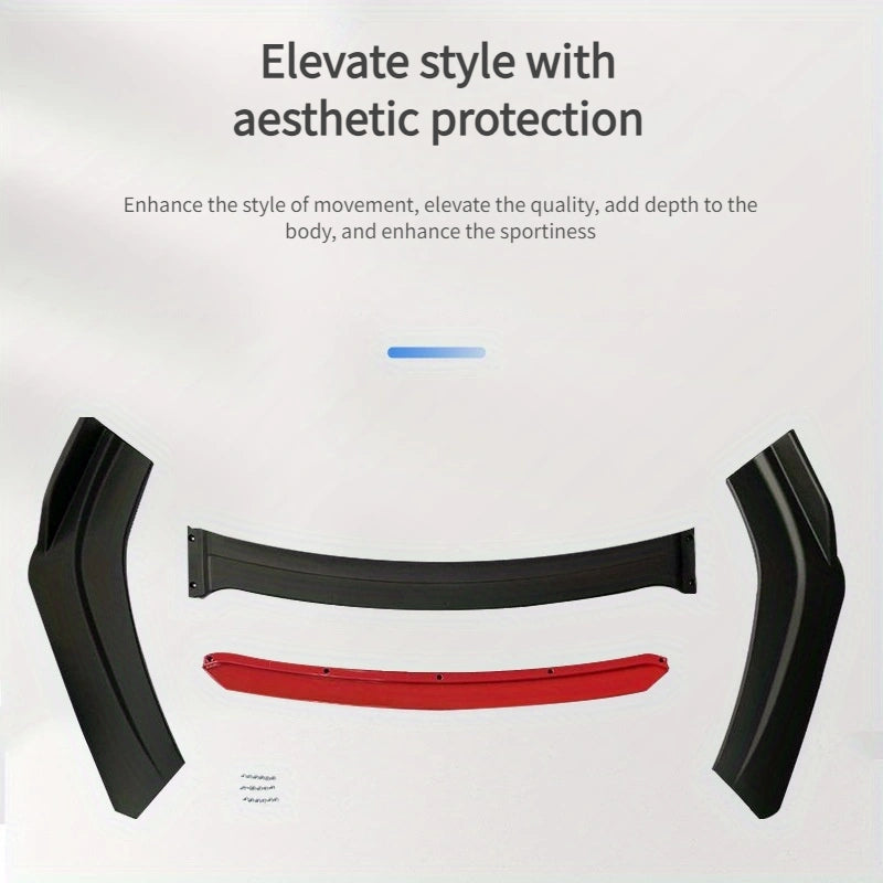 Accesorios de modificación del entorno del coche ajustables, pala frontal de cuatro etapas