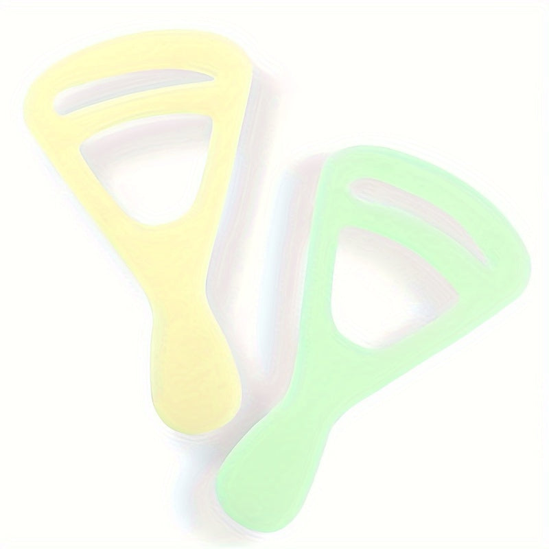 2-Pack Reusable Brow Shaping Templates Eyebrow Arch Guide Tools