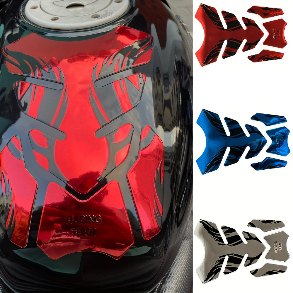 Motorcycle Soft Rubber Fuel Tank Protector Decal for Gas Oil Gasoline