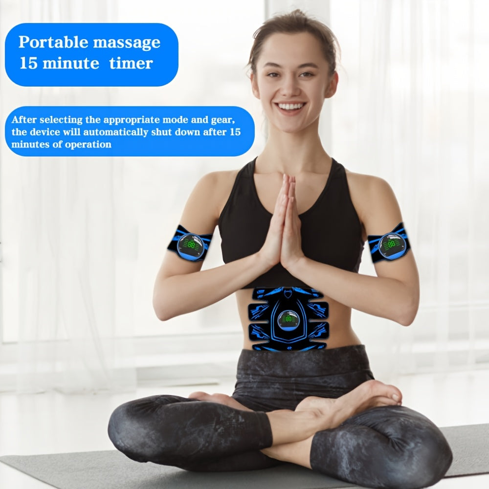 10-in-1 Muskula Massageri 29 ta kuchlanish darajasi bilan, qayta zaryadlanadigan litiy batareyasi bilan, qo'llar, oyoqlar, orqa va bel uchun