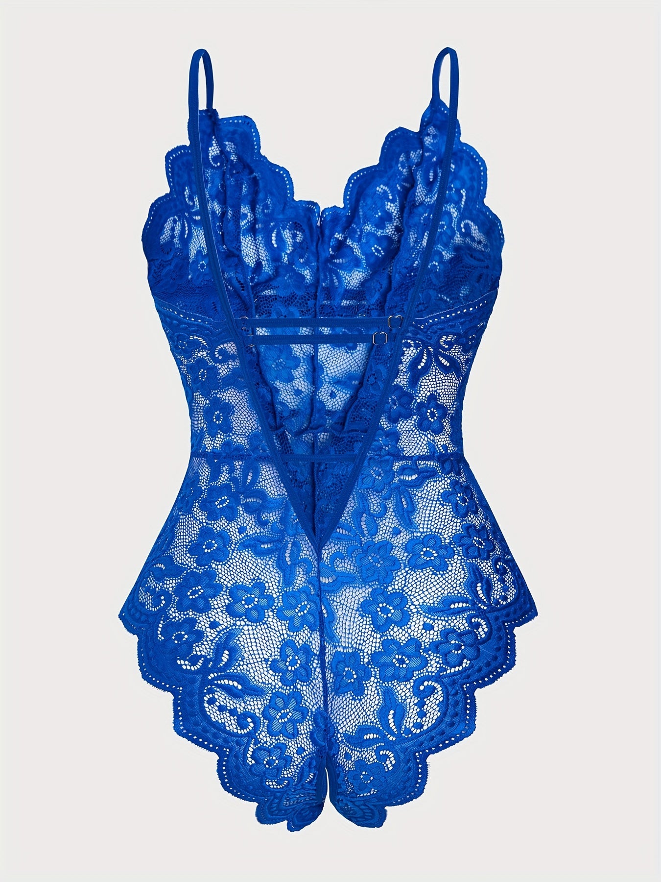 Women's Satin Bodysuit with Lace Details for Evening Wear