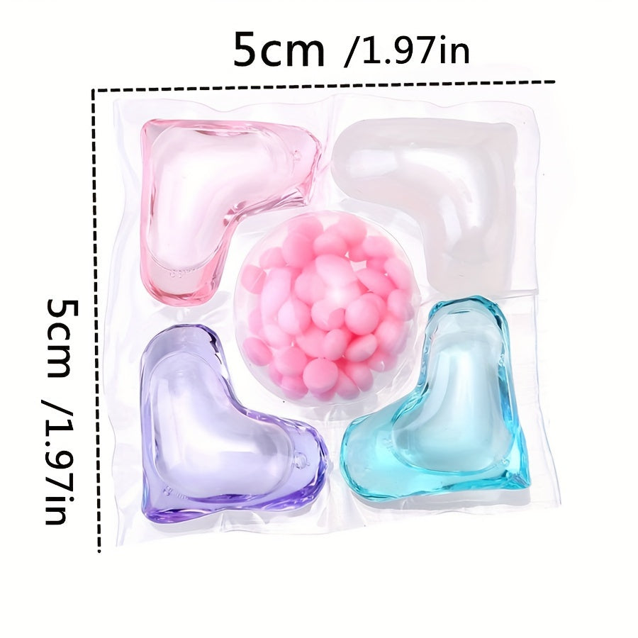 Perlas de gel para lavandería 5 en 1 con fragancia duradera, eliminación de ácaros y aclarado