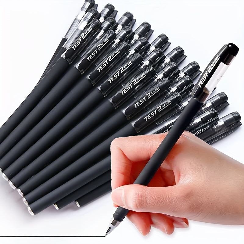 26-Piece Gel Pen Set with Black Blue Red Ink 0.5mm Tips for School Office