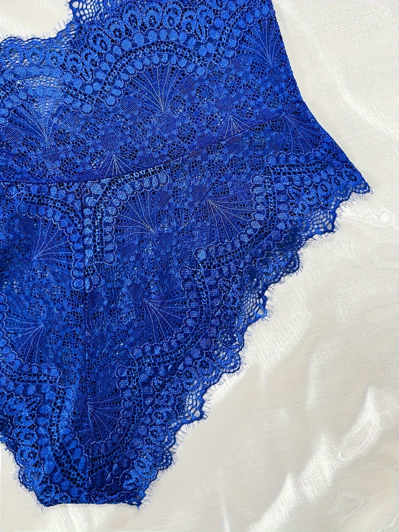 Lingerie Teddy with Plunging Neckline and Strappy Back