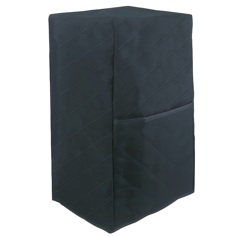 Cubierta de polvo minimalista universal para licuadora exprimidora, de poliéster impermeable, con gran bolsillo frontal