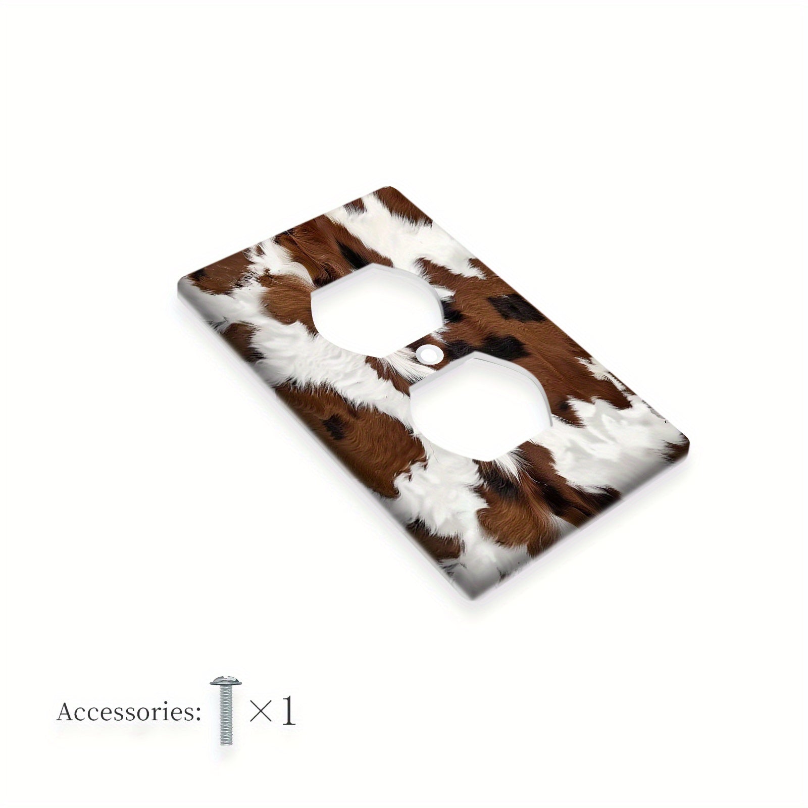Cow Print Wall Decor Made of Unbreakable Polycarbonate for Bedrooms and Kitchens