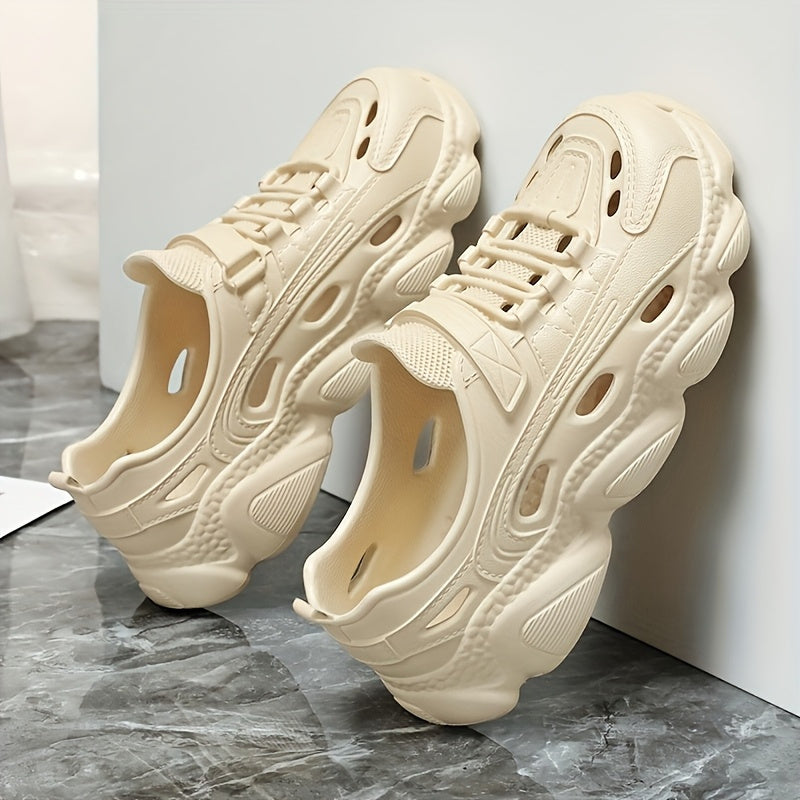 Unisex Breathable Lightweight Casual Sneakers with Non-Slip Sole Black