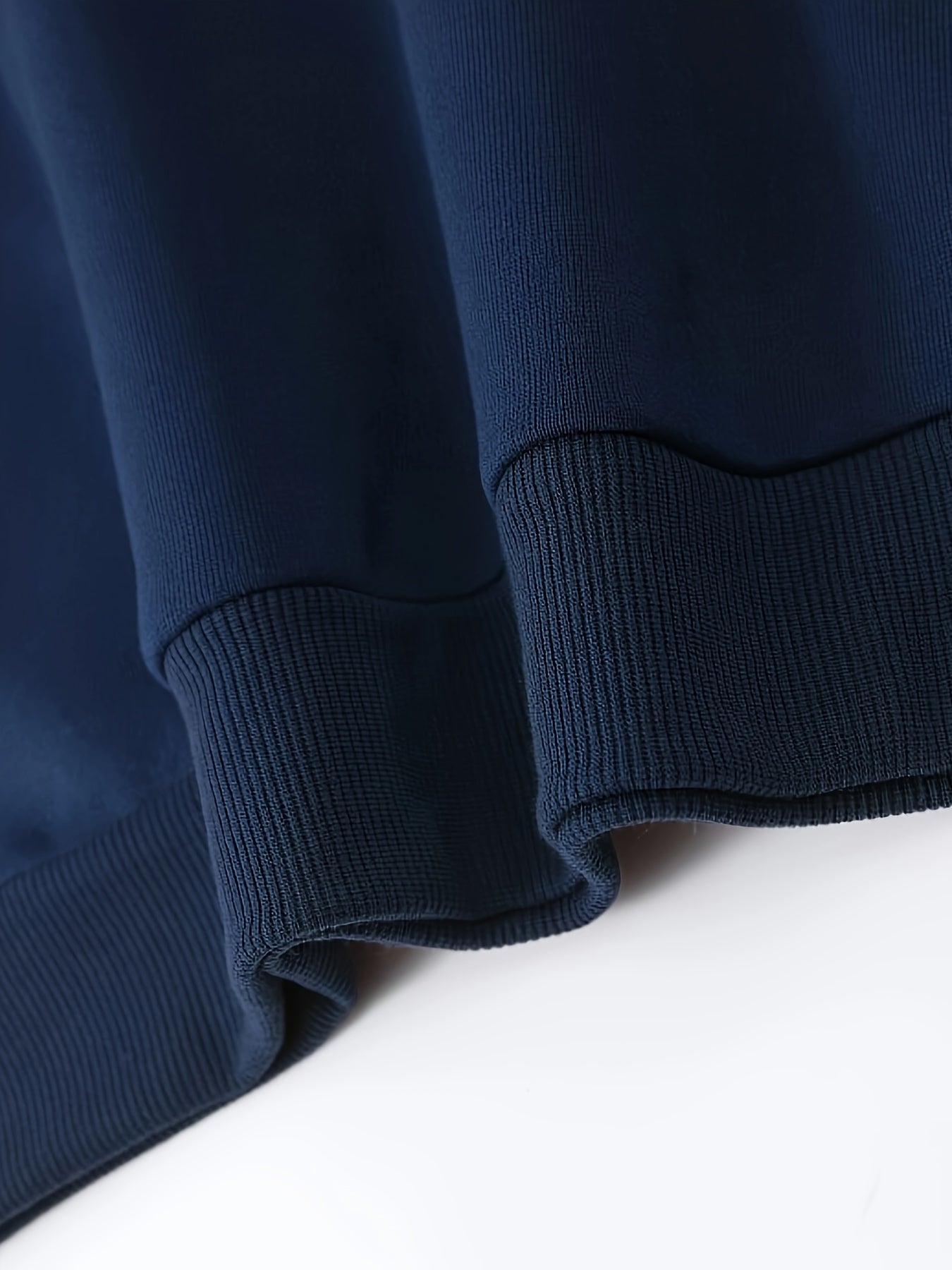 Plus Size Casual Zip-Up Hooded Jacket Polyester Solid Color