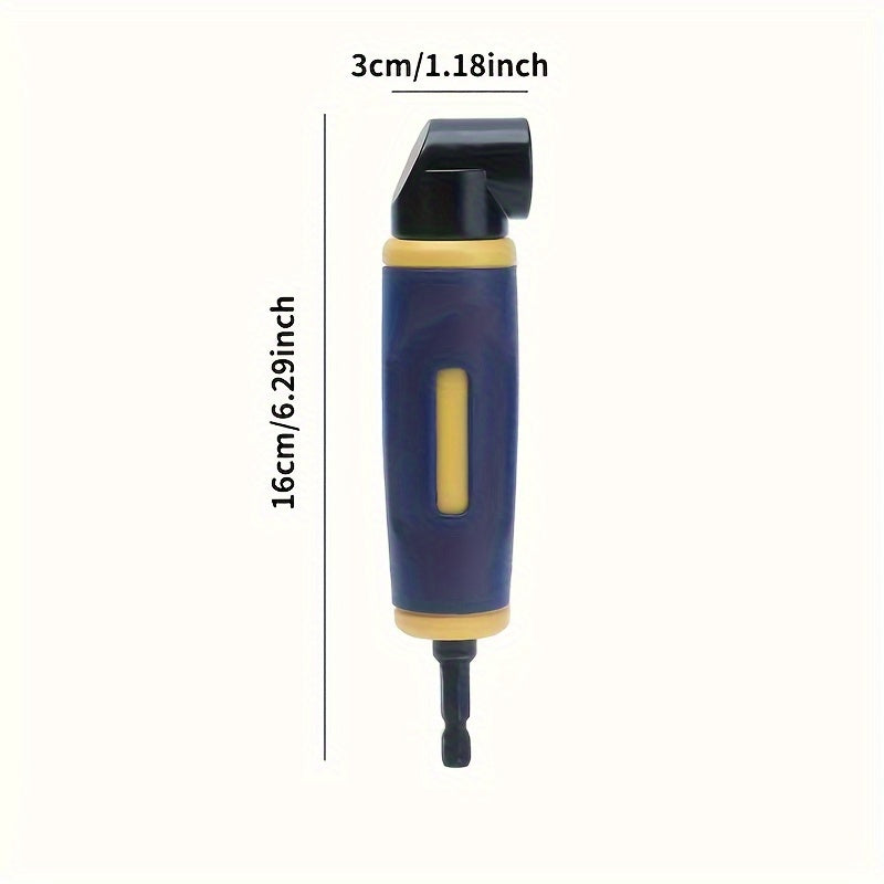 Universal 90 daraja o‘ng burchakli burg‘ulash adapteri, qattiq metall kengaytirish shnuri