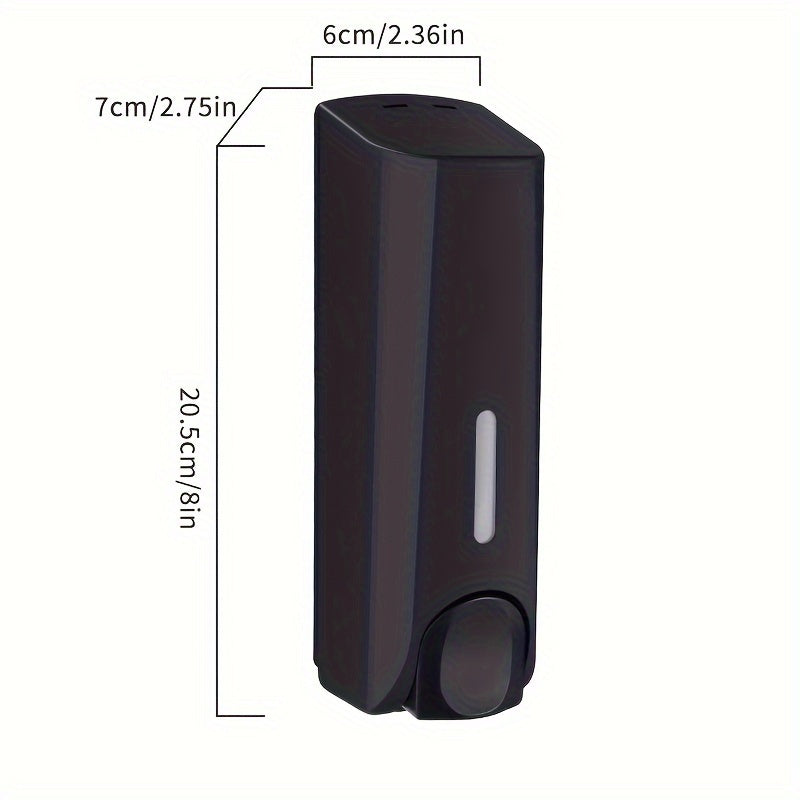 Wall-Mounted Soap Dispenser for Bathroom and Kitchen Storage, Plastic, Modern Design