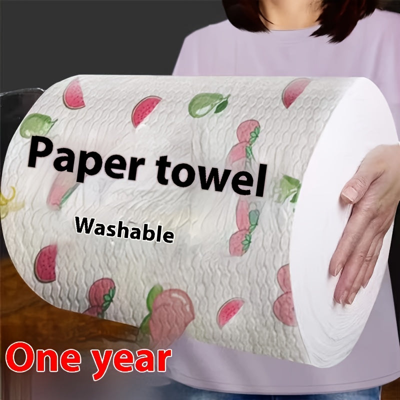 400-Sheet Disposable Kitchen Towels Reusable Dry Wet Oil-Resistant Cleaning