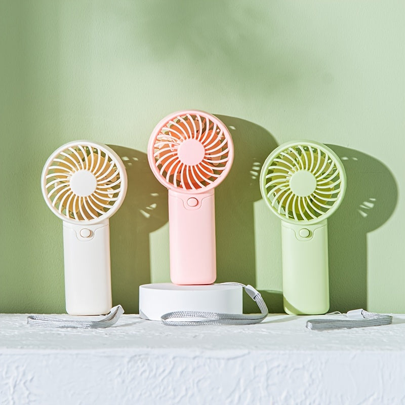Portable Mini Fan Handheld Cooling Device for Outdoor Travel Compact Lightweight