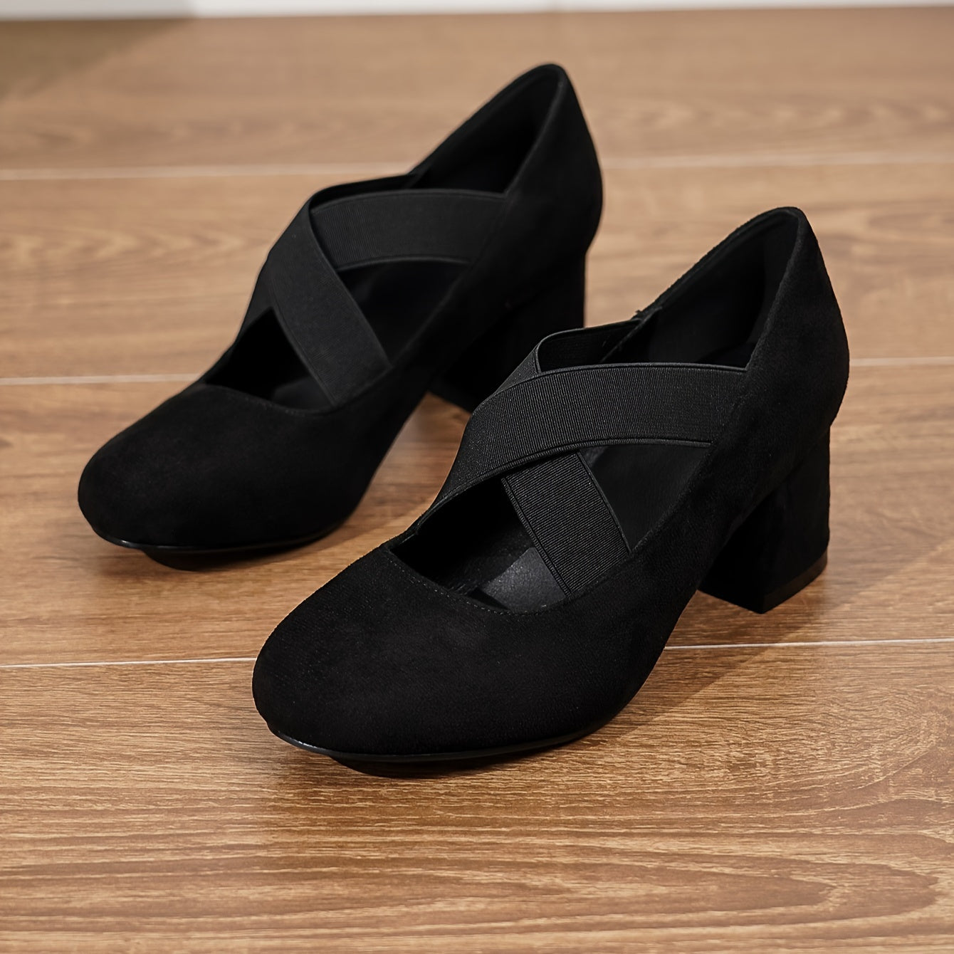 Women's Solid Color Elegant Slip-On High Heels Dress Shoes