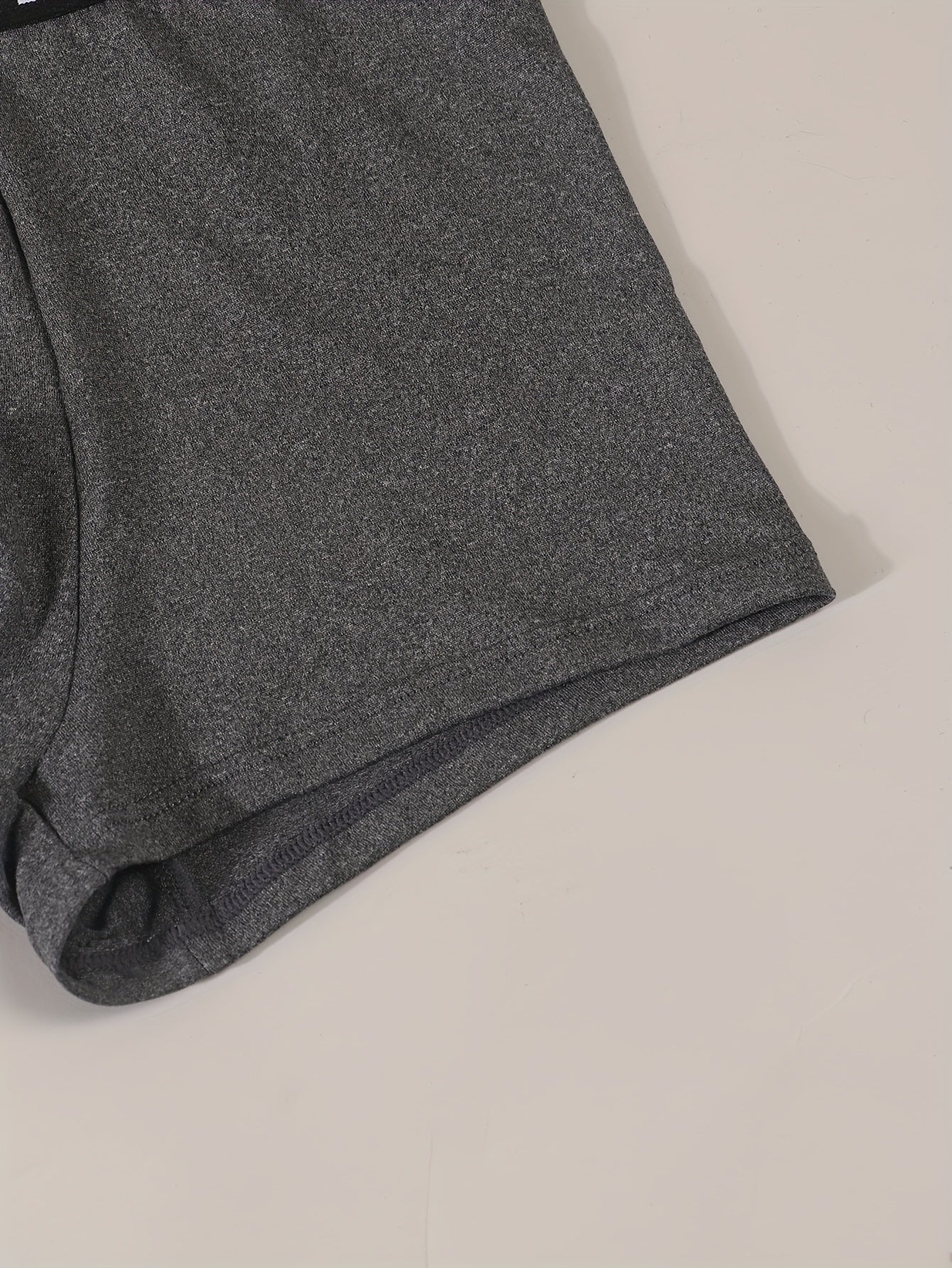 Men's Printed Boxer Briefs Breathable Polyester Blend Elastic Waistband