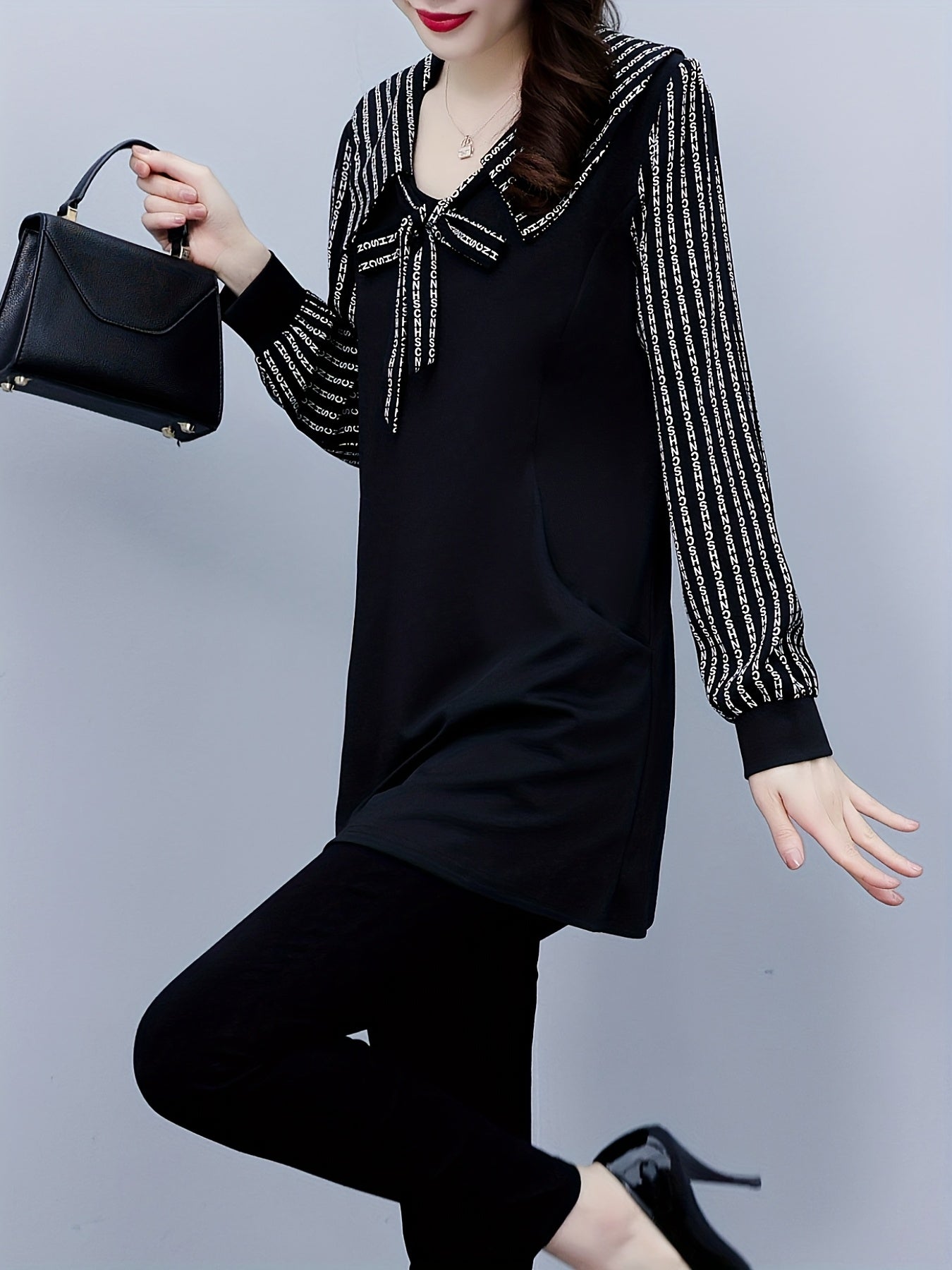 Women's Floral Chiffon Short Sleeve Spring Autumn Western Style Top