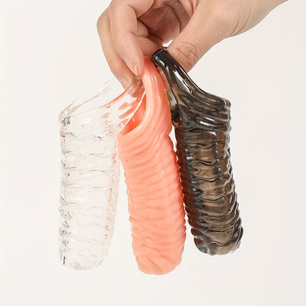 Men Soft TPE Penis Cover Reusable Sex Toy for Men