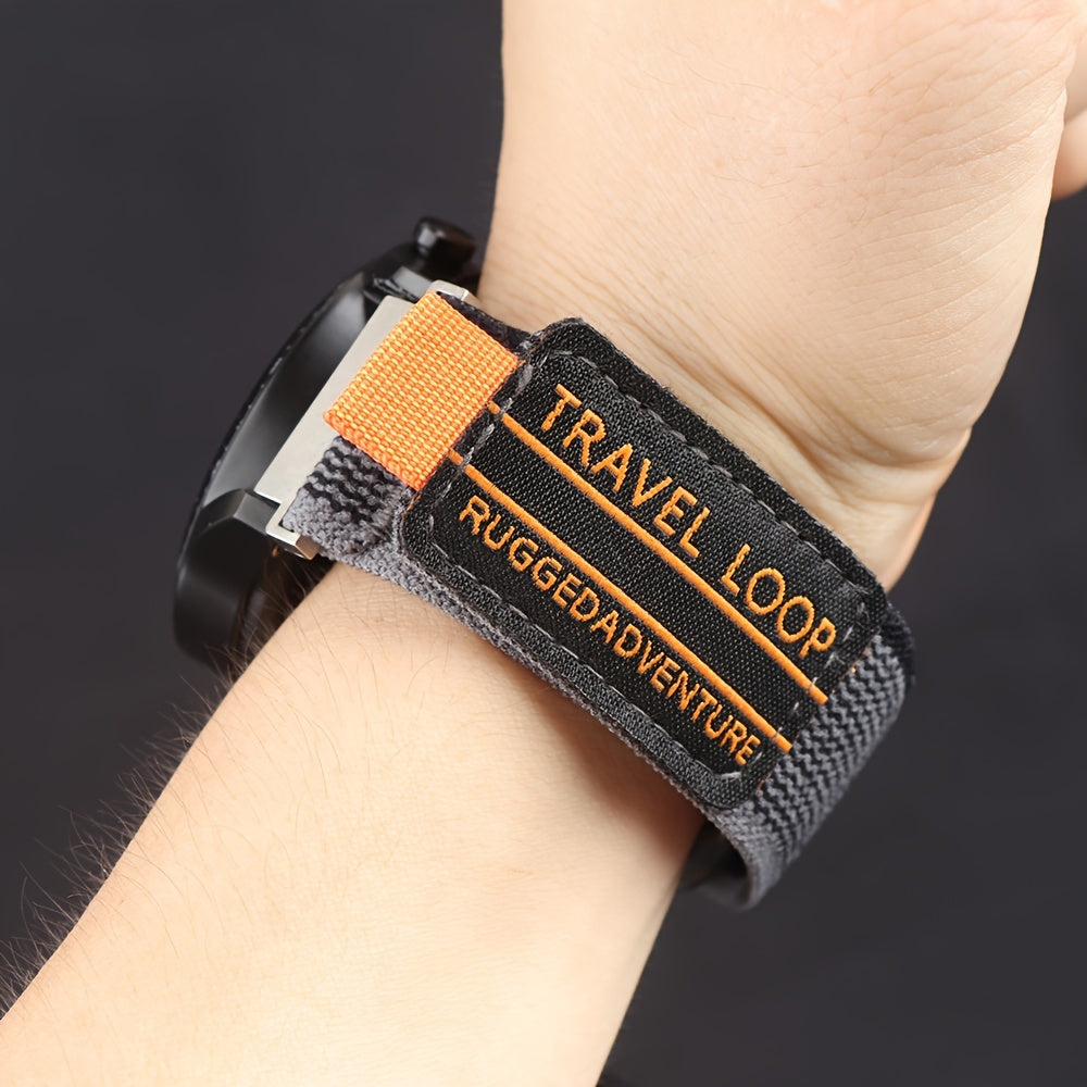 Nylon Watch Strap 20/22mm Compatible with Samsung Galaxy Watch Series Huawei Xiaomi Classic