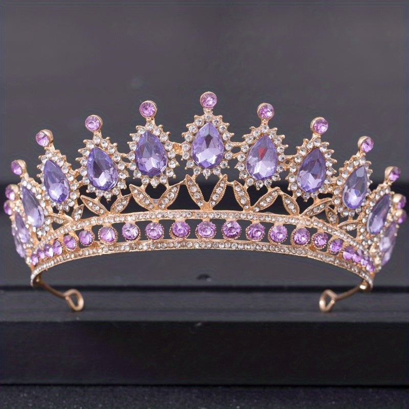 Sparkling Tiaras and Crowns for Brides and Princesses, Silver, Adjustable