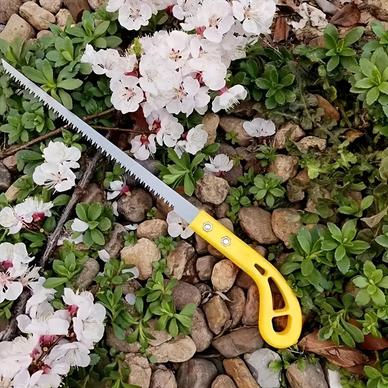 Handheld Pruning Saw Steel Blade 35cm Garden Tree Branch Wood Cutting Tool