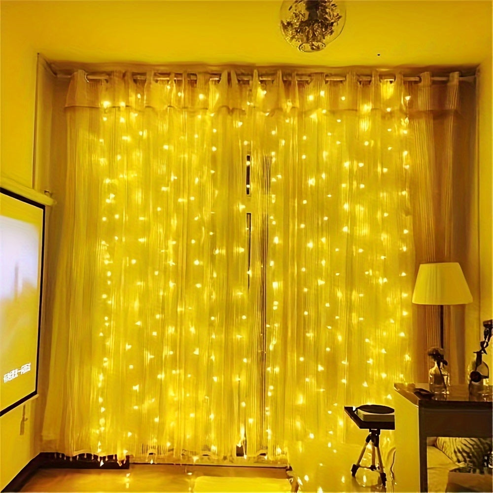 200 Luces de cadena USB blancas cálidas con control remoto para habitación, dormitorio, Navidad, Halloween, decoración del hogar