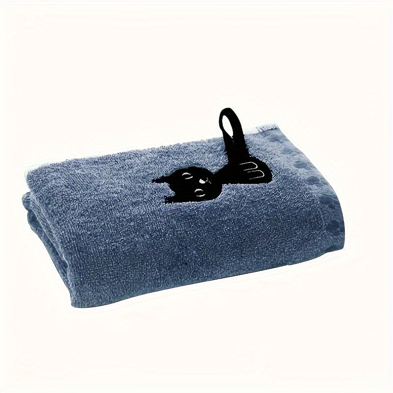 Yumshoq, so'ruvchan Cute Cat Pattern Velvet qo'l sochiq, osish halqasi bilan, oshxona, hammom yoki uy bezatish uchun mukammal. Qizil, ko'k yoki bej ranglarda mavjud. Yumshoq tuzilishi bilan ajoyib sovg'a g'oyasi.