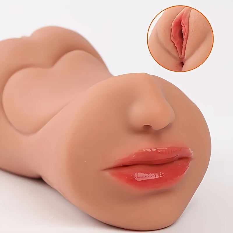 erkaklar uchun mastürbatör 3 in 1 realistik og'iz chuqur yutish kattalar uchun jinsiy o'yinchoq