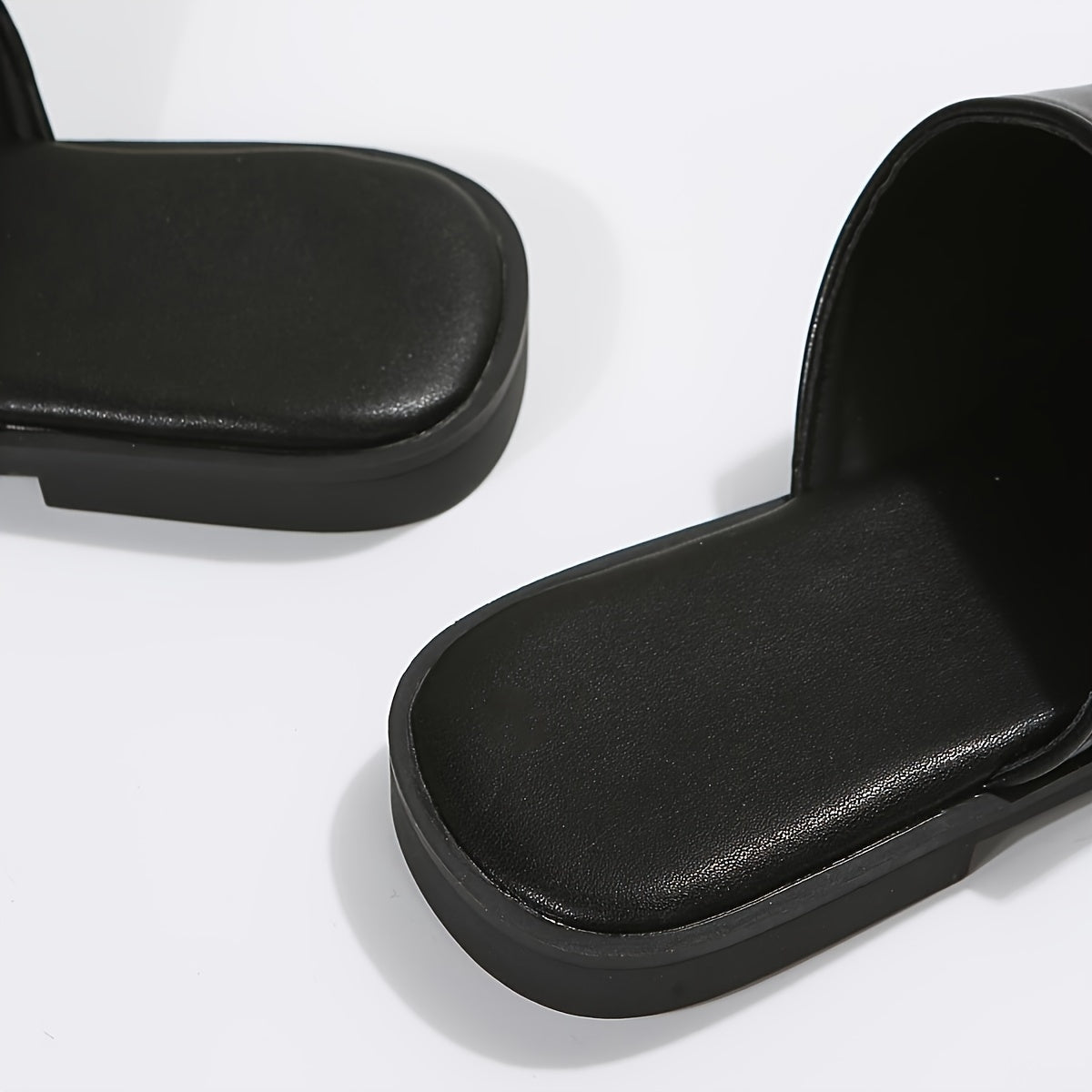 Women's Open Toe Flat Sandals for Pool Beach Summer Black