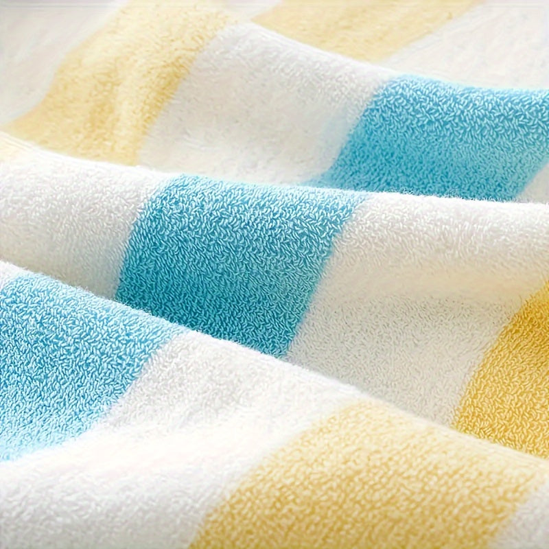 Набор из 6 полотенец из чистого хлопкового велюра, цветные пряжи, мягкие впитывающие ванные полотенца и полотенца для рук.