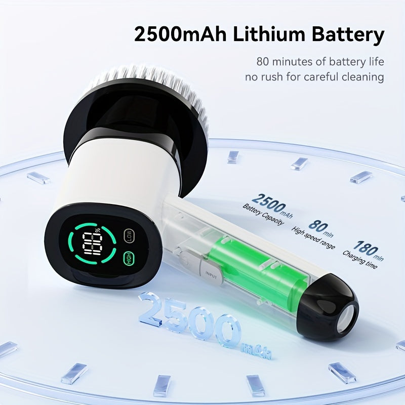 Elektrik burilishli kir yuvish mashinasi va simsiz tozalash choʻpchi uchun pol va hammom uchun